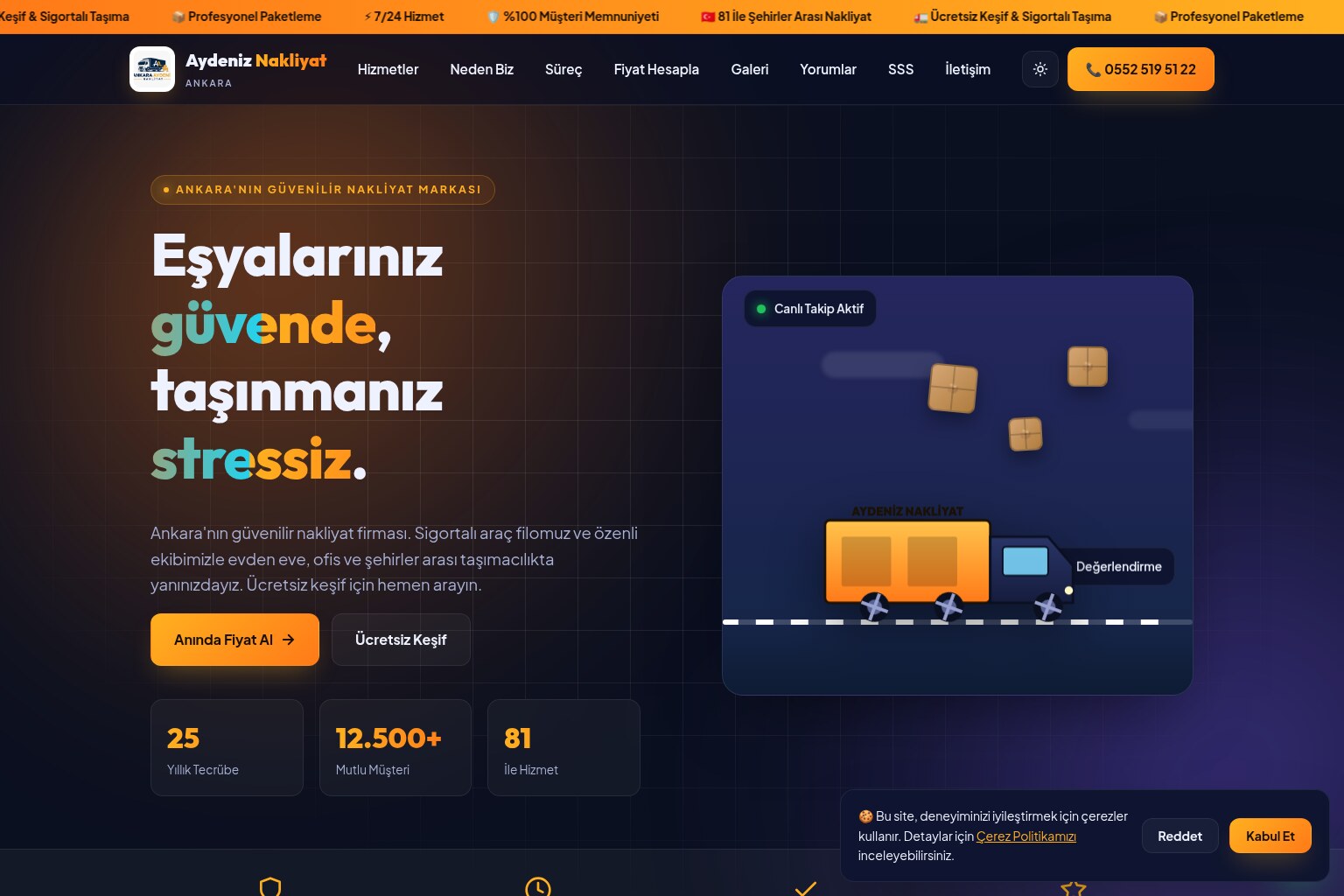 Aydeniz Nakliyat — Ankara